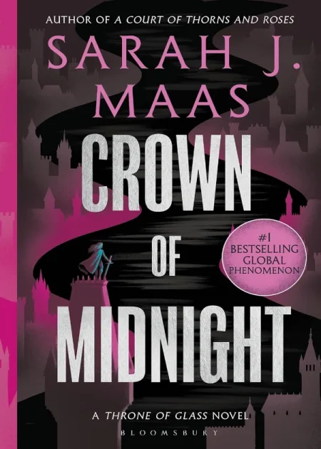 Crown of Midnight Throne of Glass Book 2 by Sarah J Maas Bloomsbury Reissue paperback edition book cover Bookletto Sri Lanka