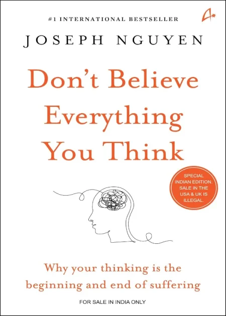 Don't Believe Everything You Think by Joseph Nguyen paperback edition book cover Bookletto Sri Lanka