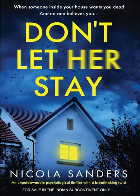 Don't Let Her Stay by Nicola Sanders Amaryllis paperback book cover Bookletto Sri Lanka