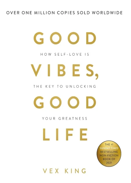 Good Vibes Good Life by Vex King paperback book cover Bookletto Sri Lanka