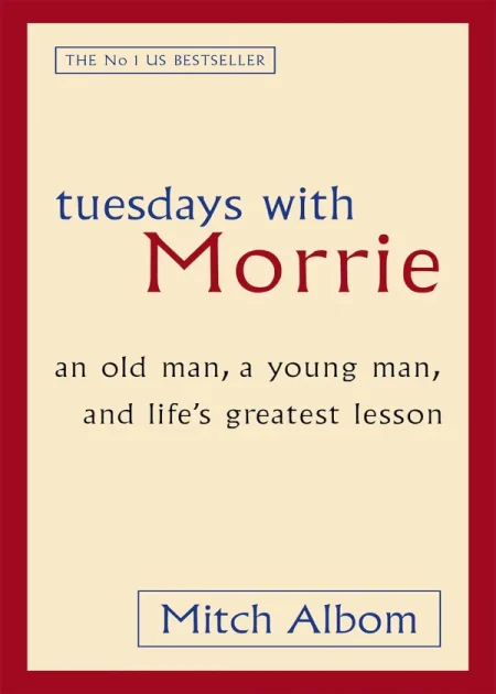 Tuesdays with Morrie An Old Man a Young Man and Lifes Greatest Lesson by Mitch Albom Warner paperback edition book cover Bookletto Sri Lanka