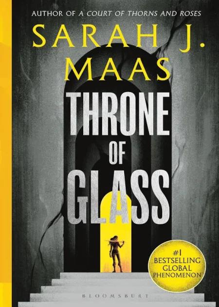 Throne of Glass Book 1 by Sarah J Maas Bloomsbury Reissue paperback edition book cover Bookletto Sri Lanka