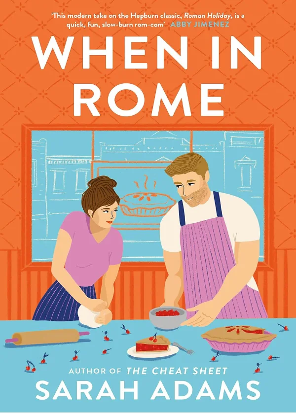 When in Rome A Novel by Sarah Adams Headline Eternal paperback edition book cover Bookletto Sri Lanka