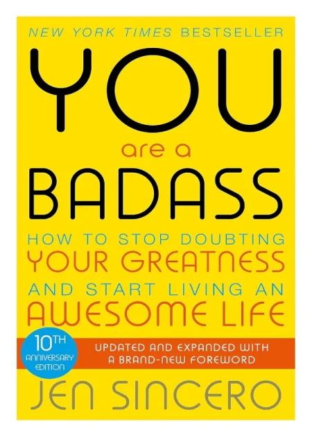 You Are a Badass How to Stop Doubting Your Greatness by Jen Sincero John Murray Press paperback edition book cover Bookletto Sri Lanka