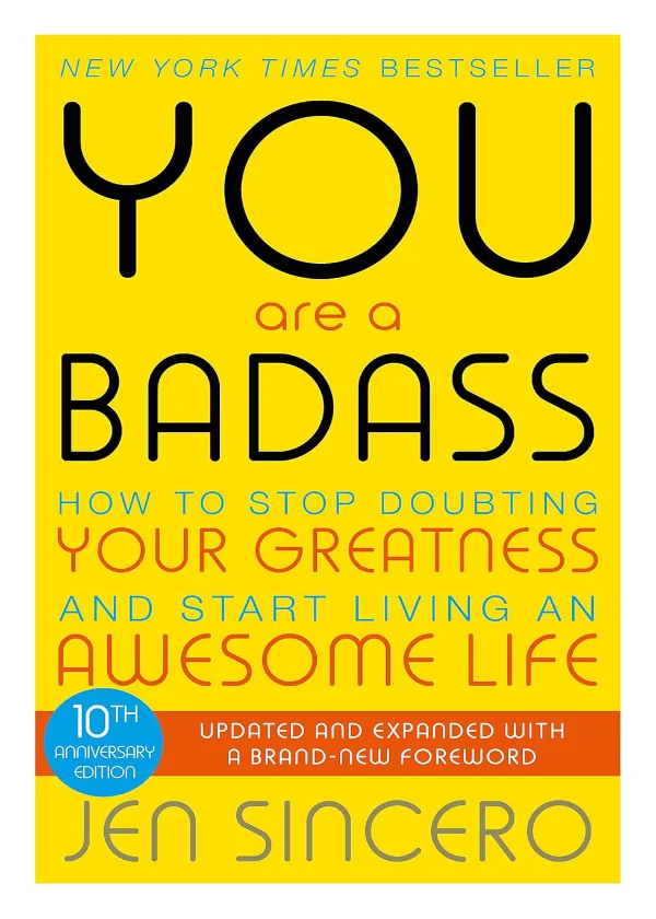 You Are a Badass How to Stop Doubting Your Greatness by Jen Sincero John Murray Press paperback edition book cover Bookletto Sri Lanka